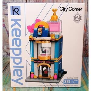 Keeppley City Corner Luxury Store Building Toy Set